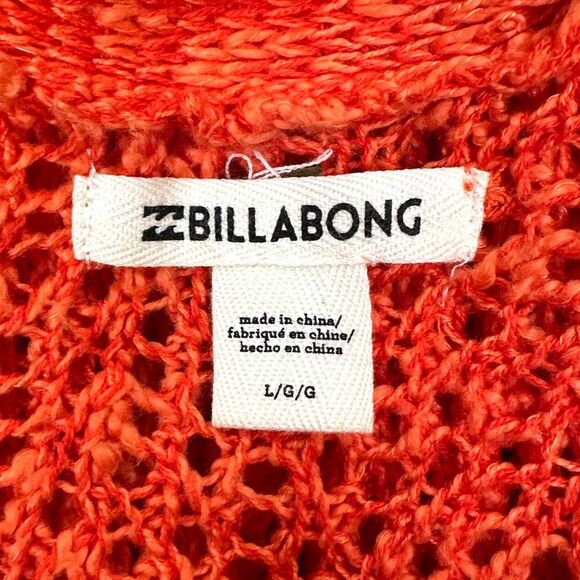 Billabong Sweet Bliss Surplice Sweater - Size Large - Picture 7 of 7